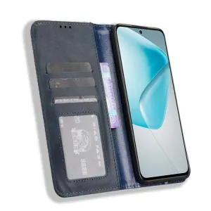 BUSINESS Peňaženkové puzdro pre Infinix Hot 50 Pro modré