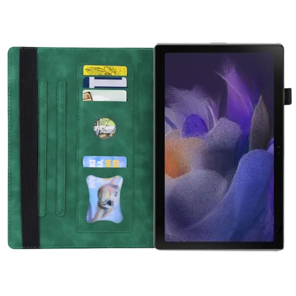 FLATY Zaklápacie puzdro pre Lenovo Tab K11 Plus zelené