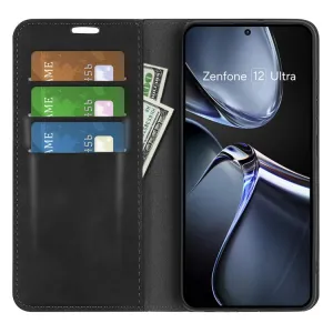 MAGNETIC Zaklápací kryt pre Asus Zenfone 12 Ultra čierny