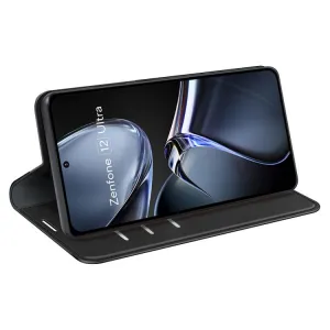 MAGNETIC Zaklápací kryt pre Asus Zenfone 12 Ultra čierny