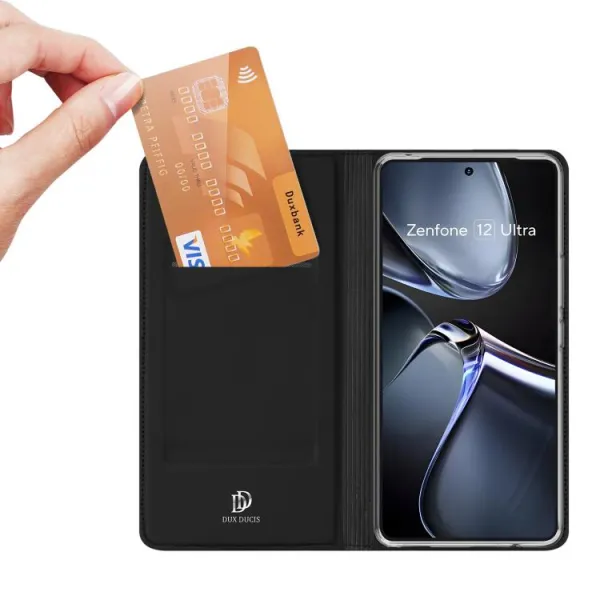 DUX Zaklápacie puzdro pre Asus Zenfone 12 Ultra čierne