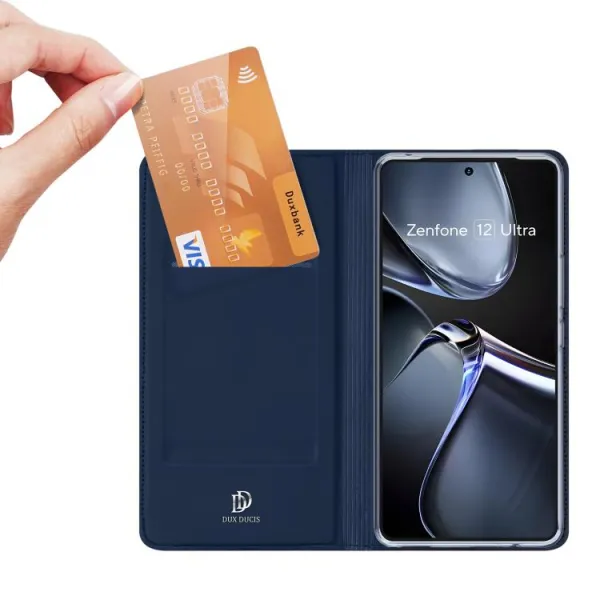 DUX Zaklápacie puzdro pre Asus Zenfone 12 Ultra modré