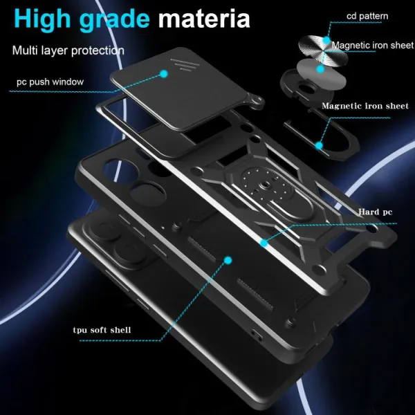 RING CAMERA Kryt s držiakom pre Xiaomi 15 modrý