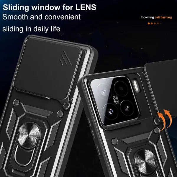 RING CAMERA Kryt s držiakom pre Xiaomi 15 modrý