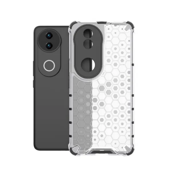 HONEYCOMB Ochranný kryt Vivo V50 5G priehľadný