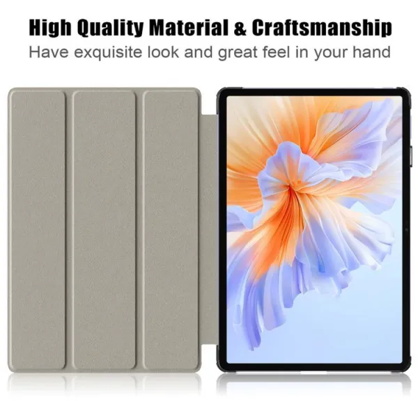LEATHER Zaklápací kryt pre Honor Pad V9 modrý