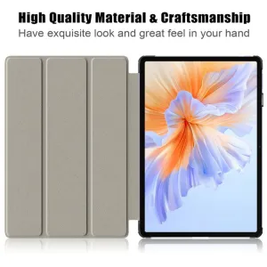 LEATHER Zaklápací kryt pre Honor Pad V9 modrý