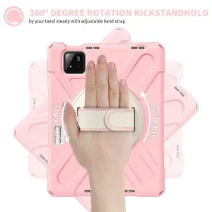 SOLID Odolný obal pre Xiaomi Pad 7 / 7 Pro / Pad 8 / Pad 8 Pro svetloružový