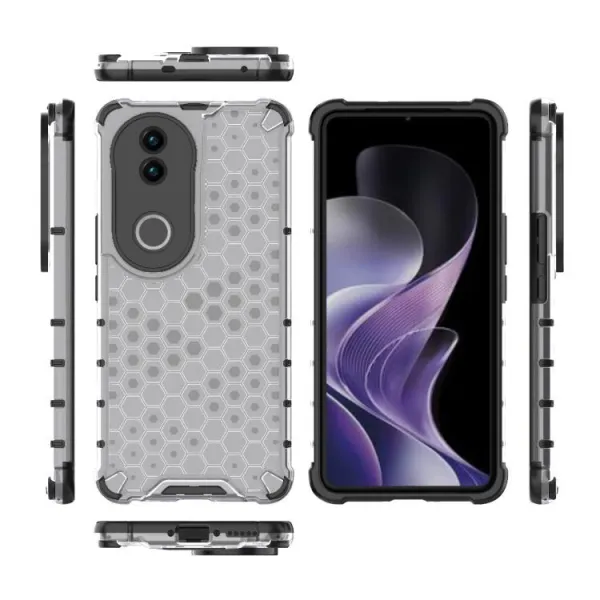 HONEYCOMB Ochranný kryt Vivo V50 5G priehľadný