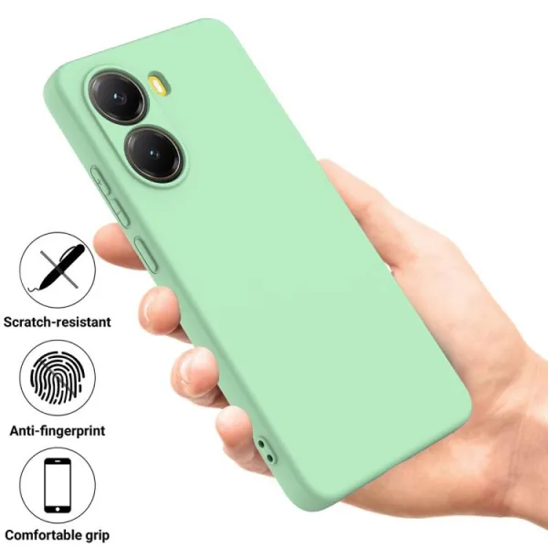 RUBBER Ochranný obal pre Xiaomi Poco X7 Pro zelený