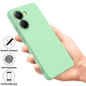 RUBBER Ochranný obal pre Xiaomi Poco X7 Pro zelený