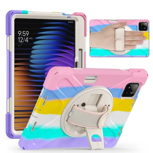 SOLID Odolný obal pre Xiaomi Pad 7 / 7 Pro / Pad 8 / Pad 8 Pro RAINBOW