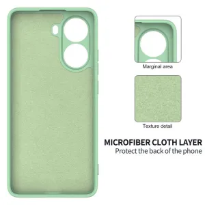 RUBBER Ochranný obal pre Xiaomi Poco X7 Pro zelený
