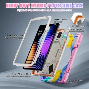 SOLID Odolný obal pre Xiaomi Pad 7 / 7 Pro / Pad 8 / Pad 8 Pro RAINBOW