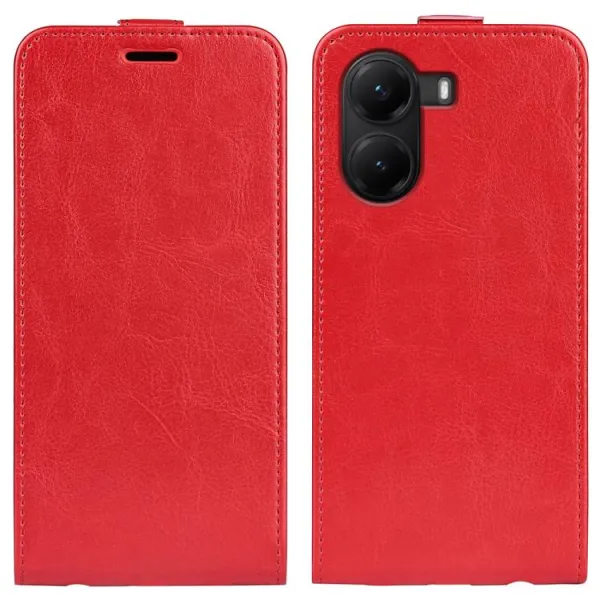 Vyklápacie puzdro pre Xiaomi Poco X7 Pro červené