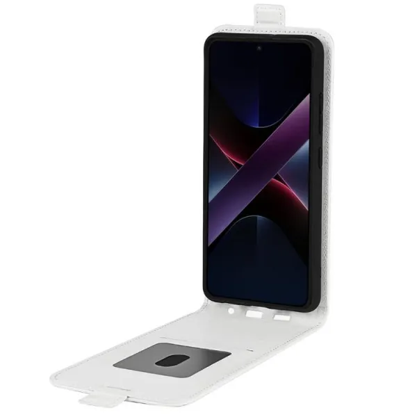 Vyklápacie puzdro pre Xiaomi Poco X7 Pro biele