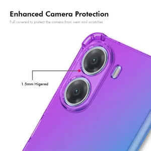 ENKAY GRADIENT Ochranný kryt pre Xiaomi Poco X7 Pro PURPLE BLUE