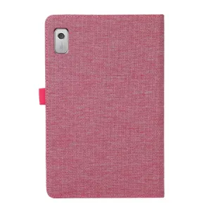FABRIC Zaklápací obal pre Lenovo Tab M9 ružový