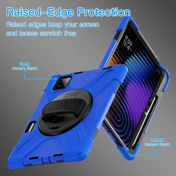 SOLID Odolný obal pre Xiaomi Pad 7 / 7 Pro / Pad 8 / Pad 8 Pro svetlomodrý
