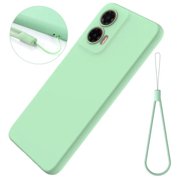 RUBBER Ochranný kryt pre Motorola Moto G35 5G zelený