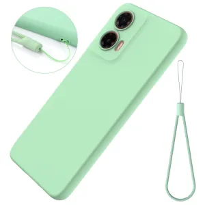 RUBBER Ochranný kryt pre Motorola Moto G35 5G zelený