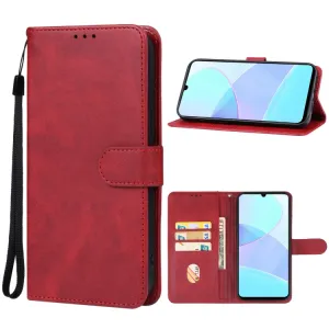 SMOOTH Peňaženkové puzdro pre Realme C51 červené