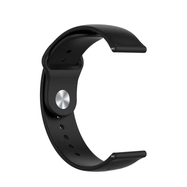 BUTTERFLY Silikónový remienok Garmin Vivoactive 4S / Vivomove 3S čierny