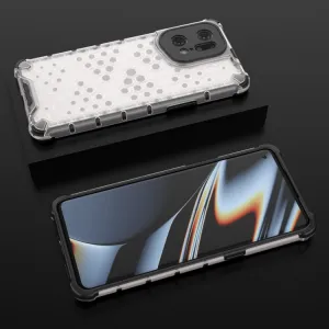 HONEYCOMB Ochranný kryt Oppo Find X5 Pro biely