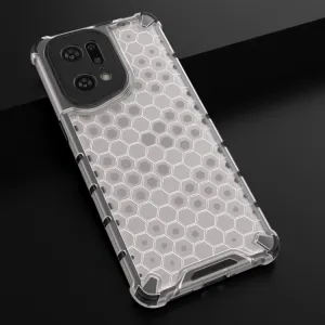 HONEYCOMB Ochranný kryt Oppo Find X5 Pro biely