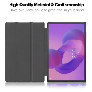 LEATHER Zaklápací kryt pre Lenovo Idea Tab Pro šedý