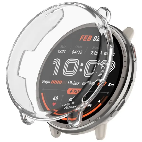 TPU FULL COVER Kryt pre Amazfit Active 2 priehľadný