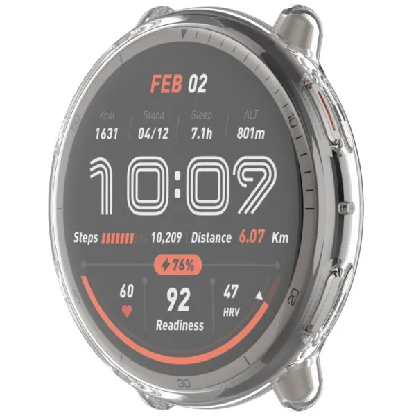 TPU FULL COVER Kryt pre Amazfit Active 2 priehľadný
