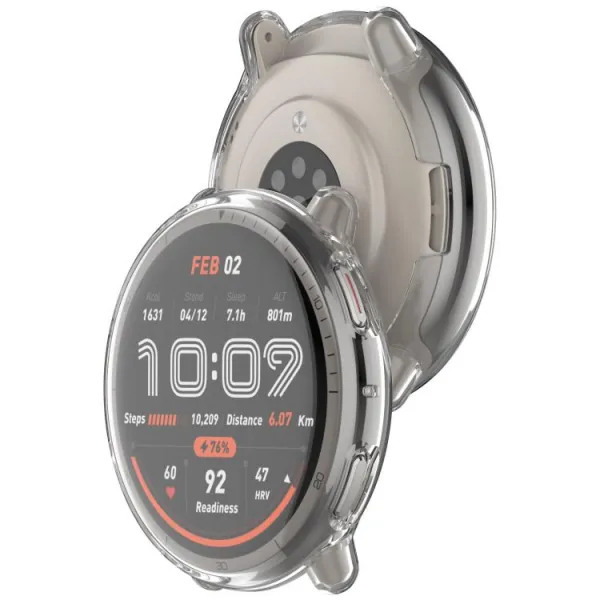 TPU FULL COVER Kryt pre Amazfit Active 2 priehľadný