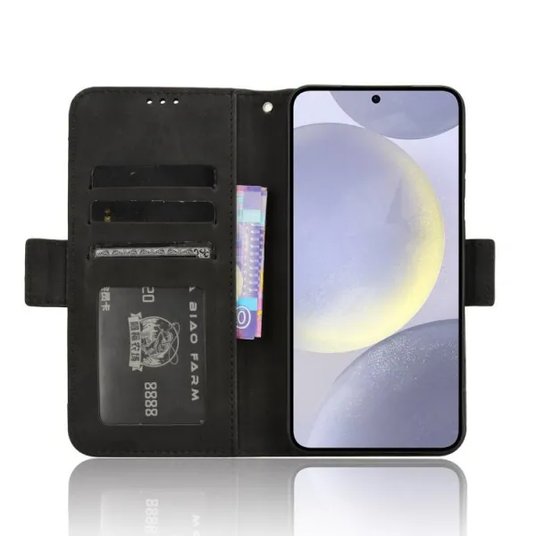 SLOT Peňaženkový obal pre Samsung Galaxy S25+ 5G čierny