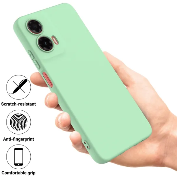 RUBBER Ochranný kryt pre Motorola Moto G35 5G zelený