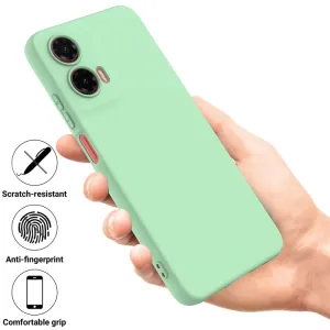 RUBBER Ochranný kryt pre Motorola Moto G35 5G zelený