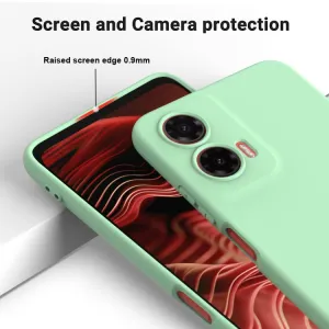 RUBBER Ochranný kryt pre Motorola Moto G35 5G zelený