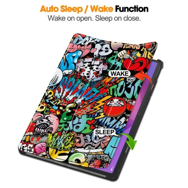 ART Zaklápacie puzdro pre Lenovo Idea Tab Pro GRAFFITI