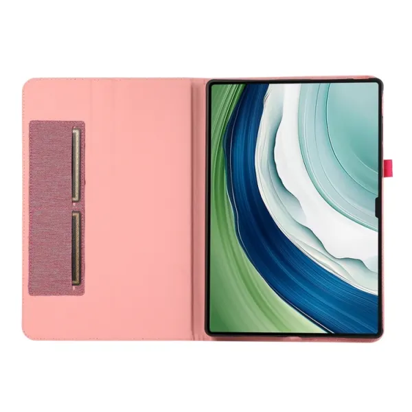 FABRIC Zaklápací kryt pre Huawei MatePad Pro 12.2 ružový