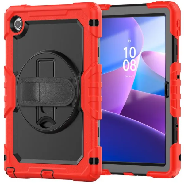 SOLID 360 Odolný obal pre Lenovo Tab 10.1 červený