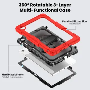 SOLID 360 Odolný obal pre Lenovo Tab 10.1 červený