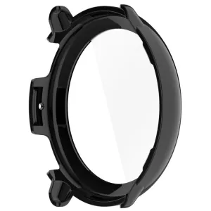 PC FULL COVER Plastový kryt so sklom pre Amazfit Active 2 čierny