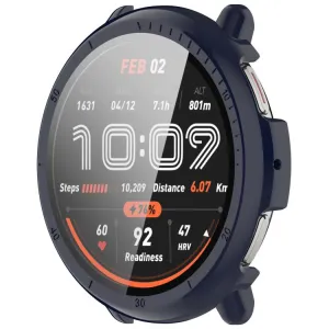PC FULL COVER Plastový kryt so sklom pre Amazfit Active 2 modrý