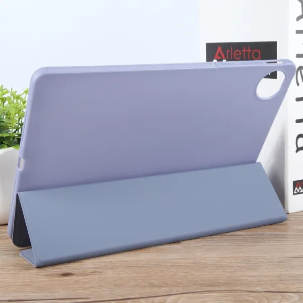 LEATHER Zaklápací kryt pre Huawei MatePad Pro 12.2 fialový
