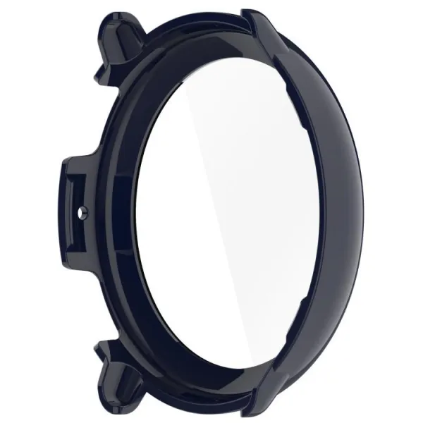 PC FULL COVER Plastový kryt so sklom pre Amazfit Active 2 modrý