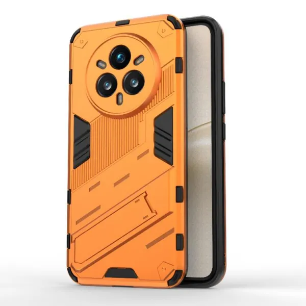 BIB Ochranný obal so stojanom pre Realme 14 Pro+ 5G oranžový