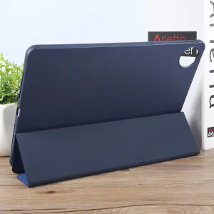 LEATHER Zaklápací kryt pre Huawei MatePad Pro 12.2 tmavomodrý