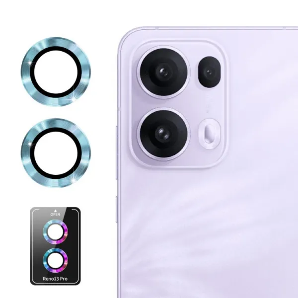 ENKAY ALU Sklo pre fotoaparát Oppo Reno13 Pro 5G BLUE