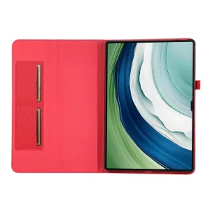 FABRIC Zaklápací kryt pre Huawei MatePad Pro 12.2 červený