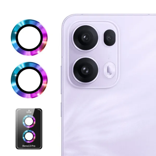 ENKAY ALU Sklo pre fotoaparát Oppo Reno13 Pro 5G COLORFUL